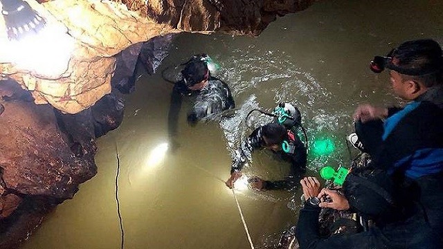 Đội Navy Seal của Thái Lan tham gia cứu hộ