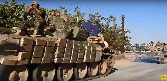 Quân đội Syria tại thị trấn Mashara