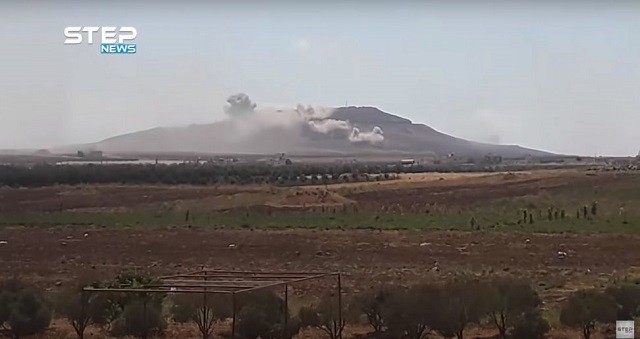 Quân đội Syria không kích vào đỉnh đồi Tall Jumu