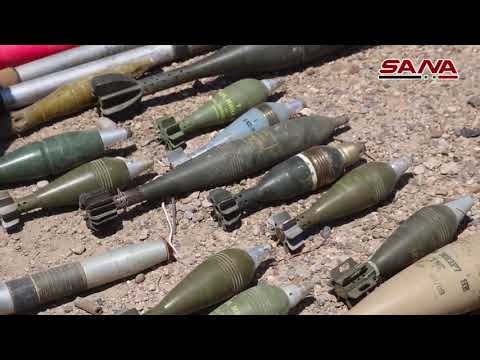Công bố kho vũ khí mà quân đội Syria phát hiện ở Deir Ezzor