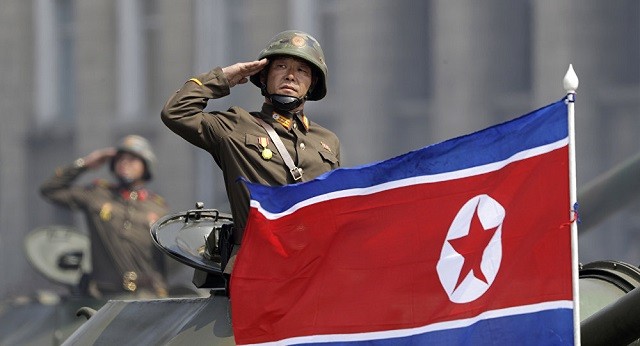 Hình ảnh tại một cuộc diễu binh quân sự tại Bình Nhưỡng, Triều Tiên
