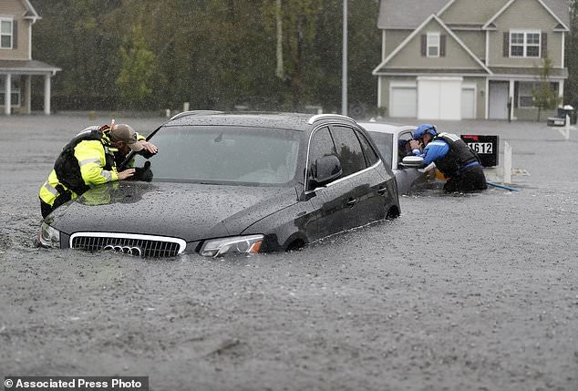 Cơn bão Florence khiến North Carolina của Mỹ ngập lụt nghiêm trọng