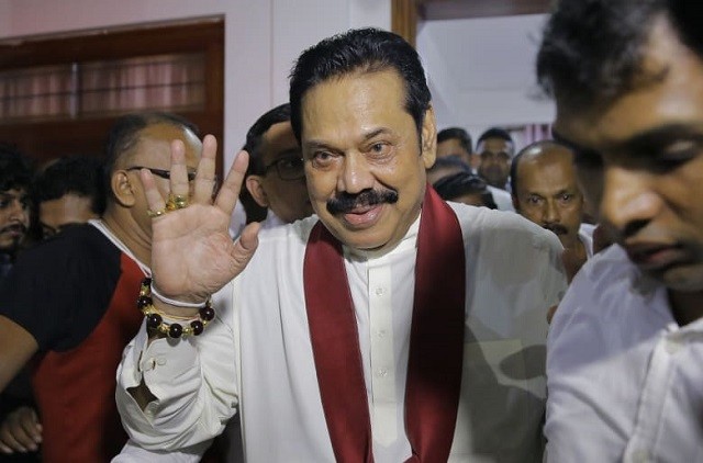 Thủ tướng mới bổ nhiệm Mahinda Rajapaksa của Sri Lanka