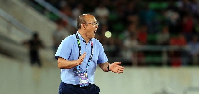 Huấn luyện viên Park Hang-seo của tuyển Việt Nam
