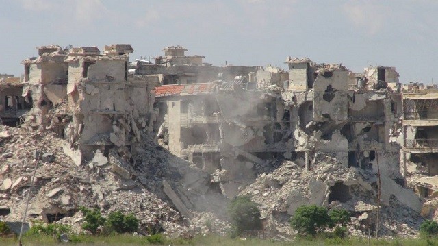 Cơ sở hạ tầng bị tàn phá do nội chiến ở Syria