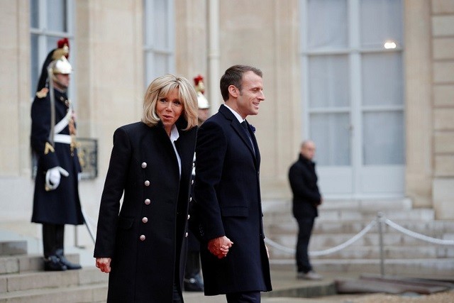 Tổng thống Pháp Emmanuel và phu nhân