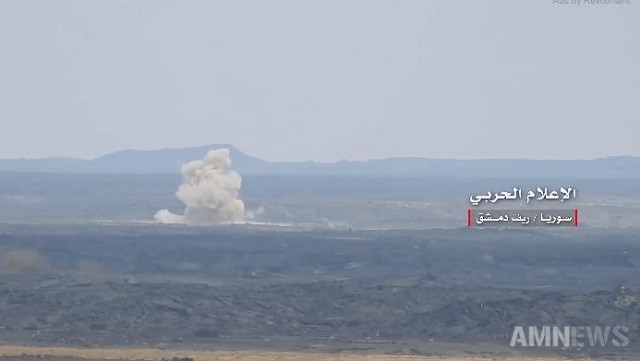 Quân đội Syria tấn công dữ dội vào nơi ẩn náu của IS