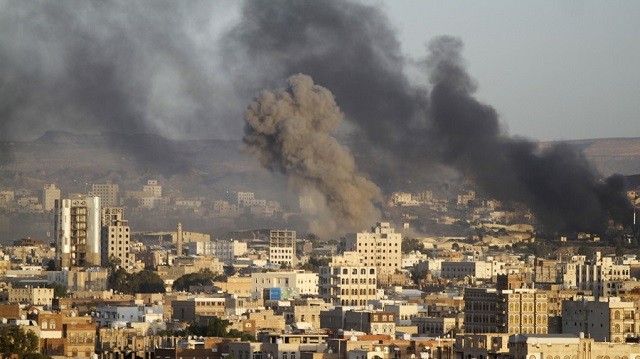 Thủ đô Sanaa của Yemen trong một đợt tấn công