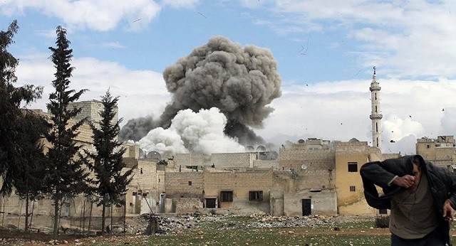 Một cuộc tấn công ở Aleppo, Syria (Ảnh: Sputnik)