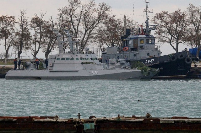 Tàu Ukraine bị Nga bắt giữ