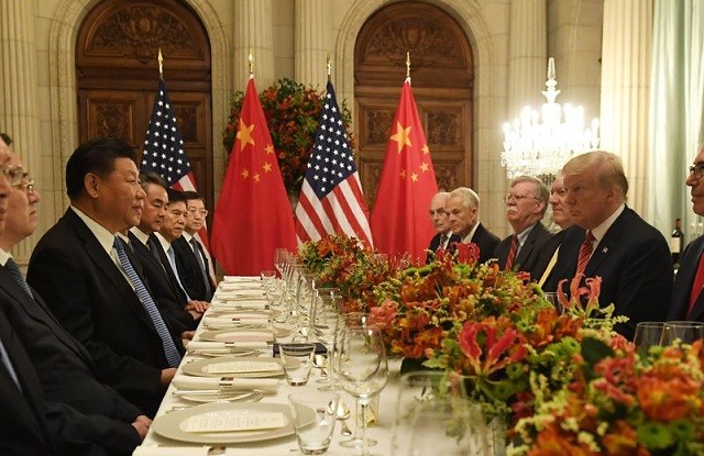 Bữa tối của Tổng thống Trump và Chủ tịch Tập Cận Bình tại Argentina ngày 1/12 trong khuôn khổ thượng đỉnh G20 vừa qua