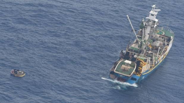 Một thuyền đánh cá đã cứu được 7 nạn  nhân của tàu Kiribati