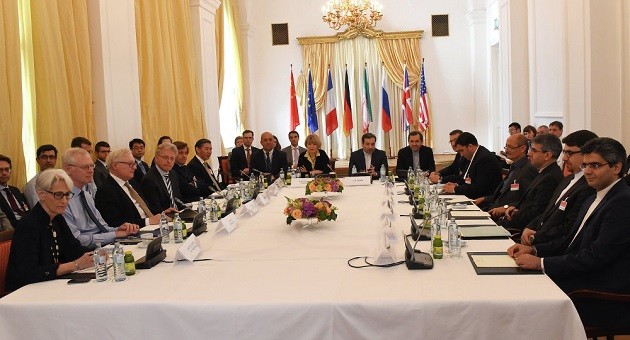 Đại diện của EU, Mỹ, Pháp, Nga, Đức, Trung Quốc và Iran đàm phán tại Viên, Áo ngày 12/6/2015