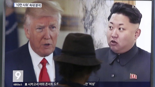 Tổng thống Mỹ Donald Trump và Nhà lãnh đạo Triều Tiên Kim Jong un