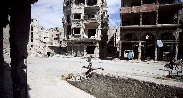 Khung cảnh ở Đông Ghouta, Syria