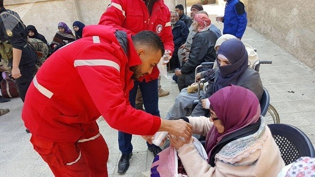 Cận cảnh hành lang nhân đạo ở Đông Ghouta