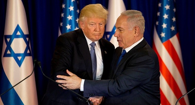 Tổng thống Mỹ Donald Trump và Thủ tướng Israel Netanyahu  