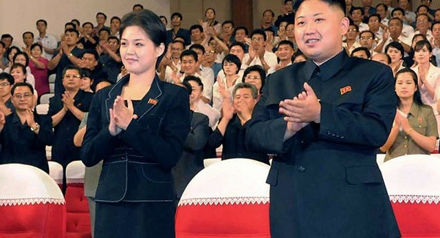 Ông Kim Jong un và phu nhân