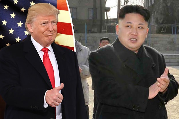 Tổng thống Mỹ Donald Trump và Nhà lãnh đạo Triều Tiên Kim Jong un.