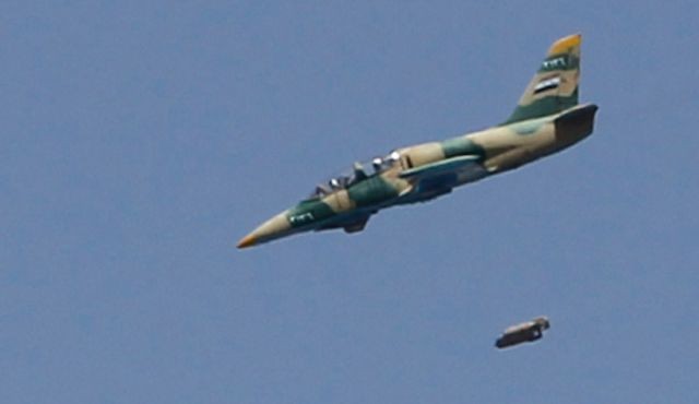 Không lực Syria không kích dữ dội vào căn cứ của khủng bố