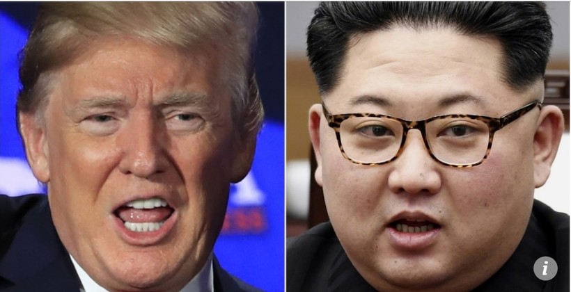 Tổng thống Mỹ Donald Trump và Lãnh đạo Triều Tiên Kimg Jong-un