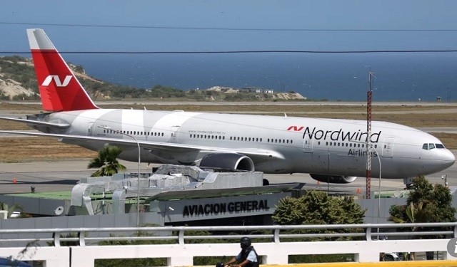 Một máy bay của hãng Nordwind Airlines trụ sở tại Moscow 