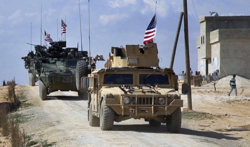 Thêm một đoàn xe quân sự Mỹ rầm rập tới Syria