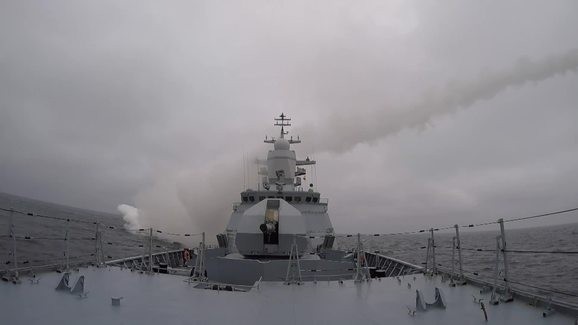 Công bố clip Nga bắn tên lửa trên biển Baltic
