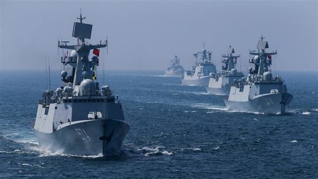 Một hạm đội tàu của Trung Quốc