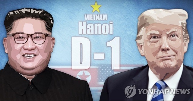Chủ tịch Kim Jong-un và Tổng thống Donald Trump dự kiến sẽ gặp nhau vào tối 27/2