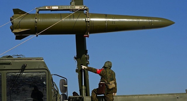 Tên lửa Iskander-M của Nga trong một cuộc tập trận