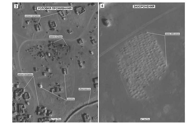 Ảnh vệ tinh thể hiện những ngôi mộ mới ở Syria