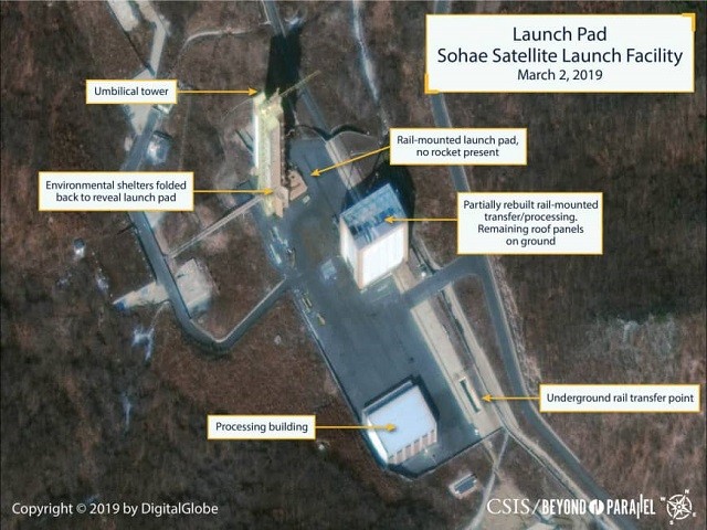 Ảnh vệ tinh cho thấy Triều Tiên có thể đang xây dựng lại bãi phóng hạt nhân Sohae
