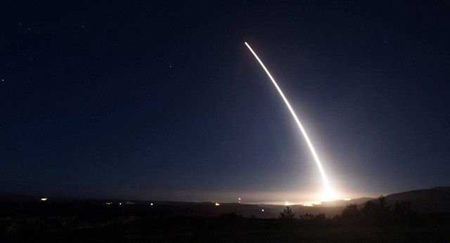 Một vụ phóng thử tên lửa đạn đạo liên lục địa của Mỹ