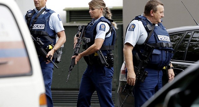 Cảnh sát New Zealand có mặt tại hiện trường