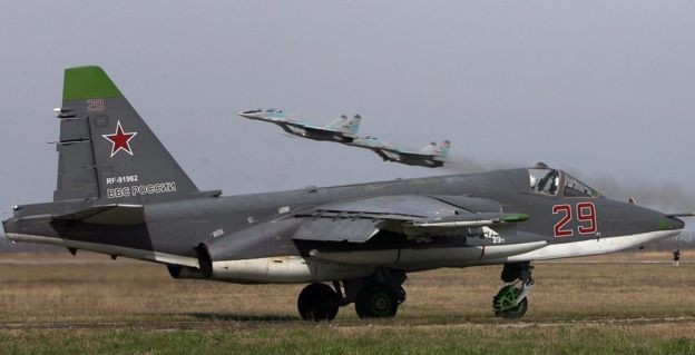 Nga đưa thêm chiến đấu cơ Su-25 tới Syria