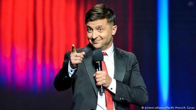 Ứng cử viên tổng thống Ukraine, diễn viên hài Vladimir Zelensky