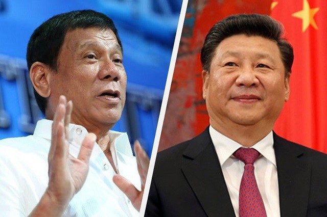 TT Philippines Rodrigo Duterte và Chủ tịch Trung Quốc Tập Cận Bình