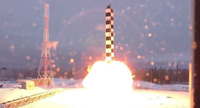 Nga thử tên lửa tên lửa đạn đạo liên lục địa Sarmat.