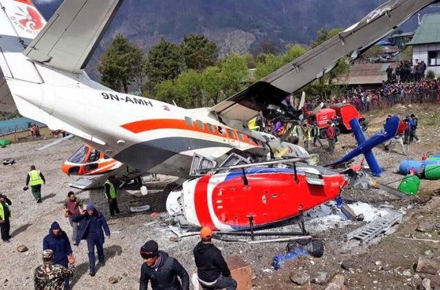 Hiện trường vụ tai nạn thảm khốc ở Nepal