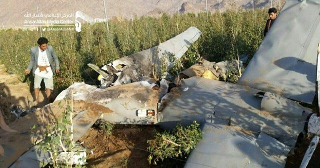 Một máy bay không người lái cỡ lớn đã bị bắn hạ ở Yemen