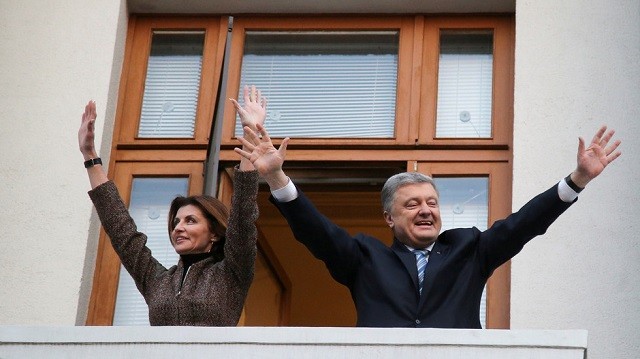 Đương kim TT Ukraine Petro Poroshenko và phu nhân.