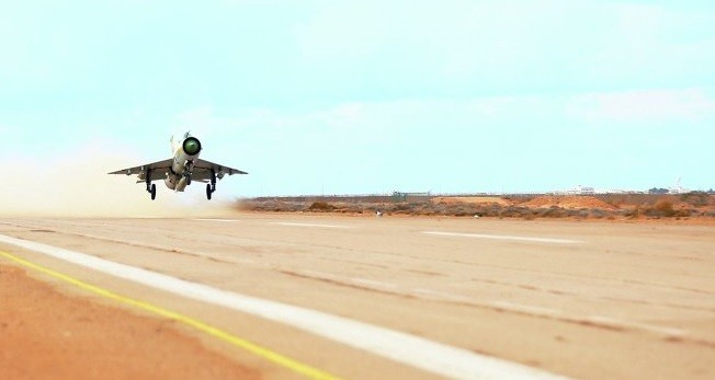 Máy bay MiG-21 của lực lượng trung thành với ông Haftar