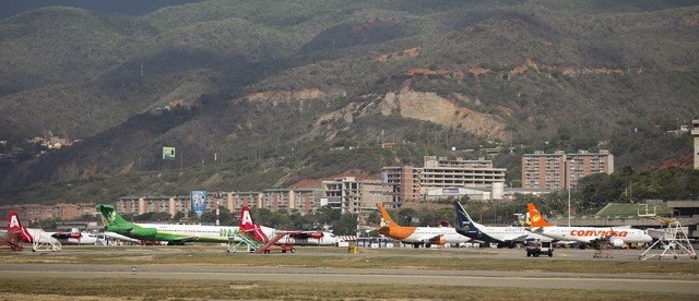Hình ảnh tại sân bay Simon Bolivar ở Caracas, Venezuela