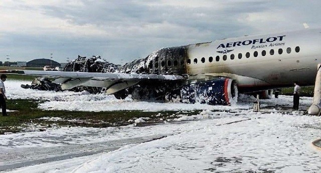 Hiện trường vụ tai nạn máy bay Sukhoi Superjet 100 xảy ra ngày 5/5