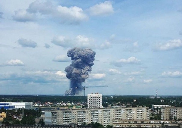 Vụ nổ xảy ra ở một nhà máy thuốc nổ của Nga