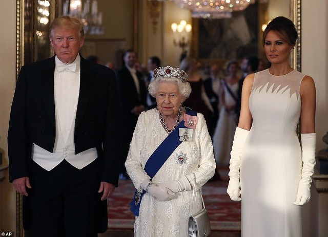 Toàn cảnh TT Trump dự tiệc chiêu đãi tại Cung điện Buckingham