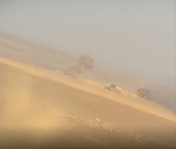 IS tung video phá hủy xe tăng của quân đội Syria bằng tên lửa dẫn đường