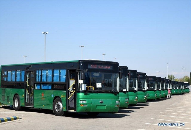 Xe buýt Trung Quốc tặng Syria