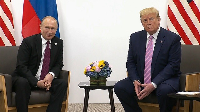 TT Mỹ Donald Trump và TT Nga Vladimir Putin tại thượng đỉnh G20, Nhật Bản